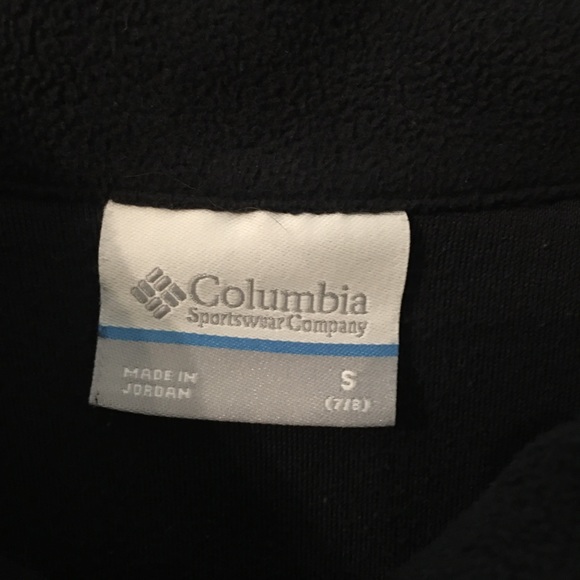 2/$18 Columbia Black Fleece 1/4 Zip Pullover Shirt Size Small (7/8 years) - Picture 9 of 11